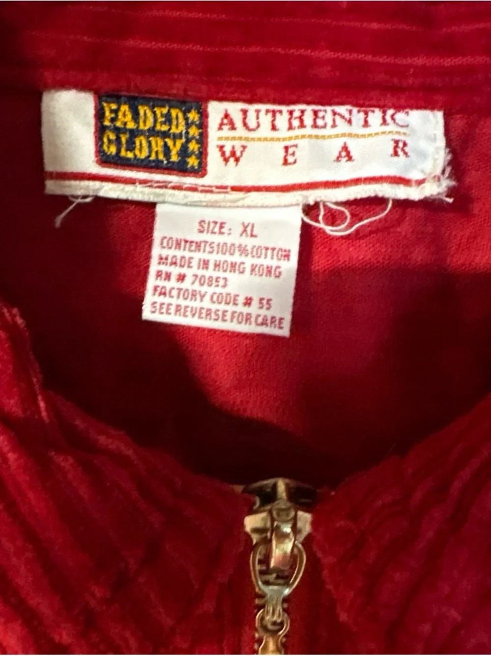 Faded Glory bold red